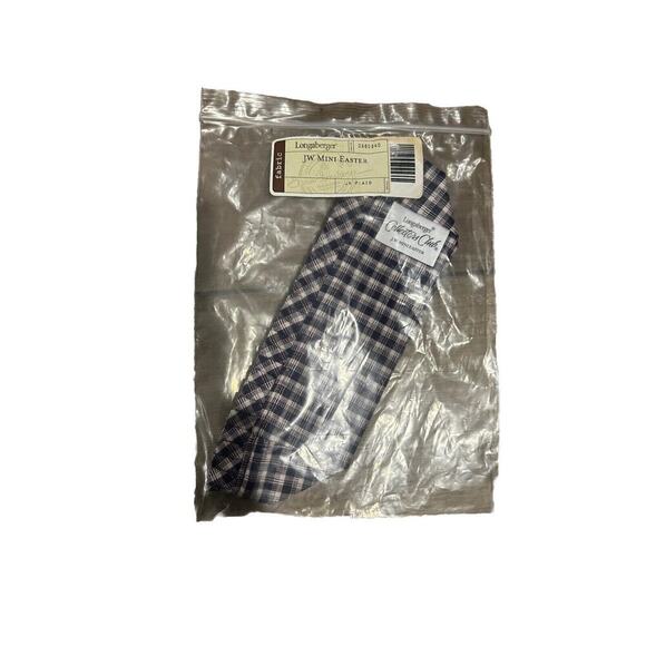 Longaberger JW Miniature Plaid Easter Basket Liner NEW Collectors Club - Picture 1 of 1